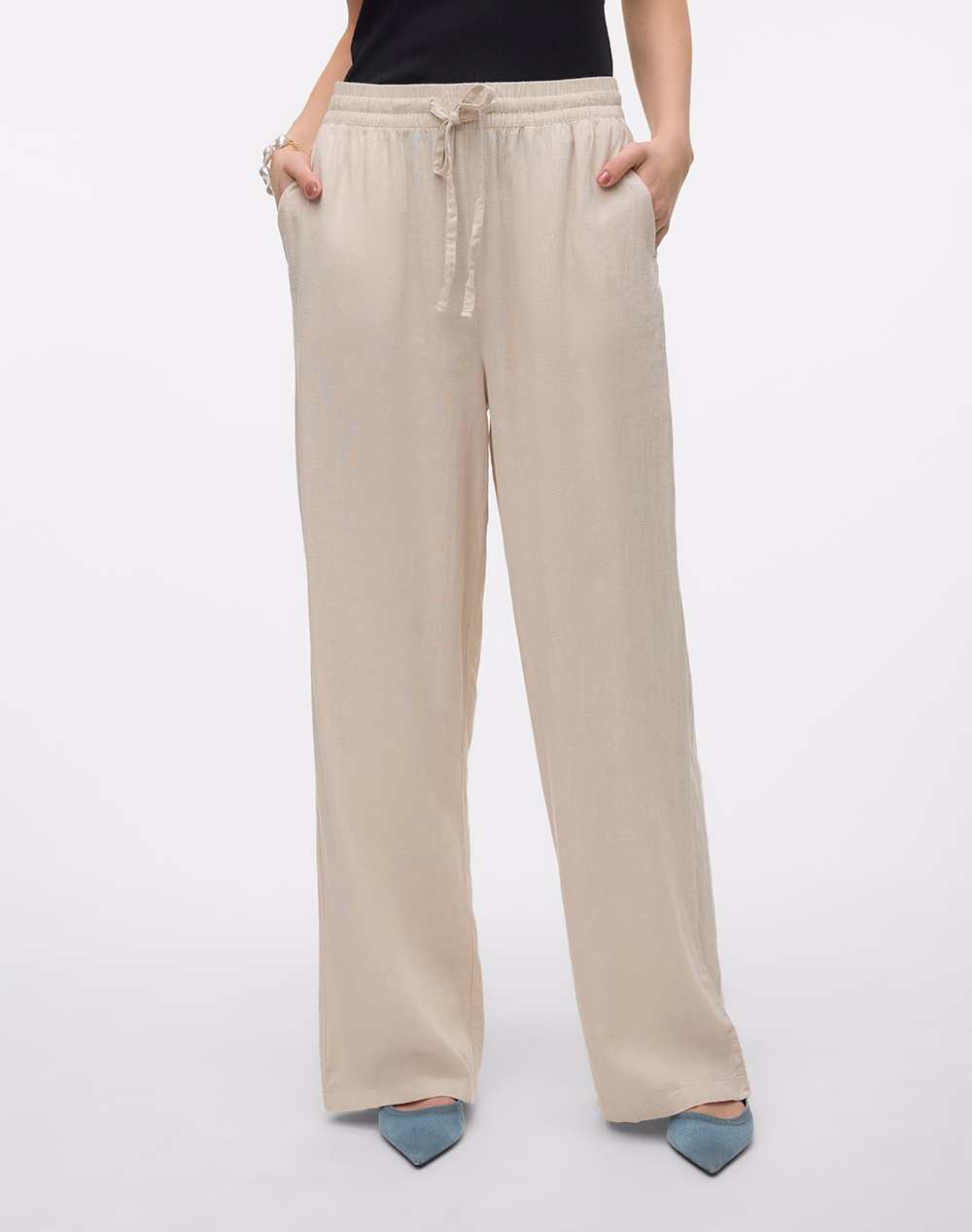 VERO MODA VMLINN HW PANTS WVN NOOS