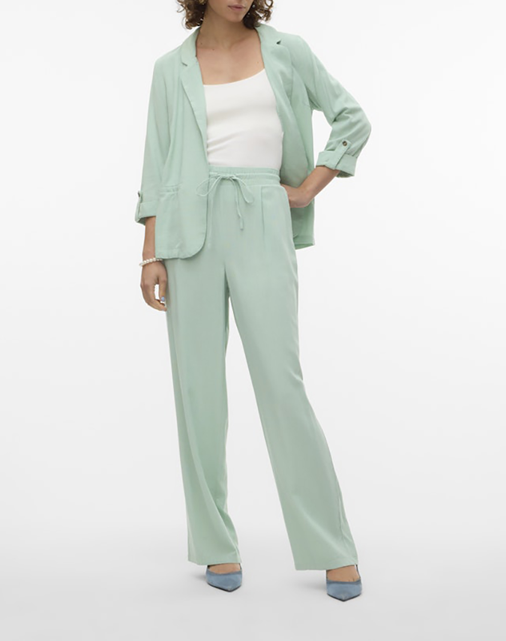VERO MODA VMJESMILO 3/4 LOOSE BLAZER WVN NOOS