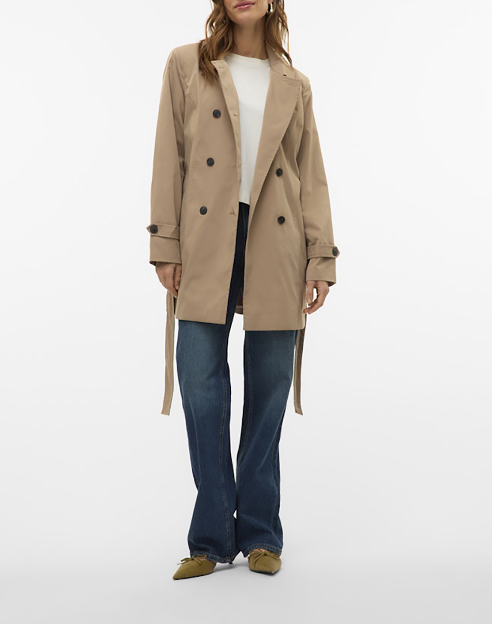 VERO MODA VMCHELSEA OLIVIA TRENCHCOAT NOOS