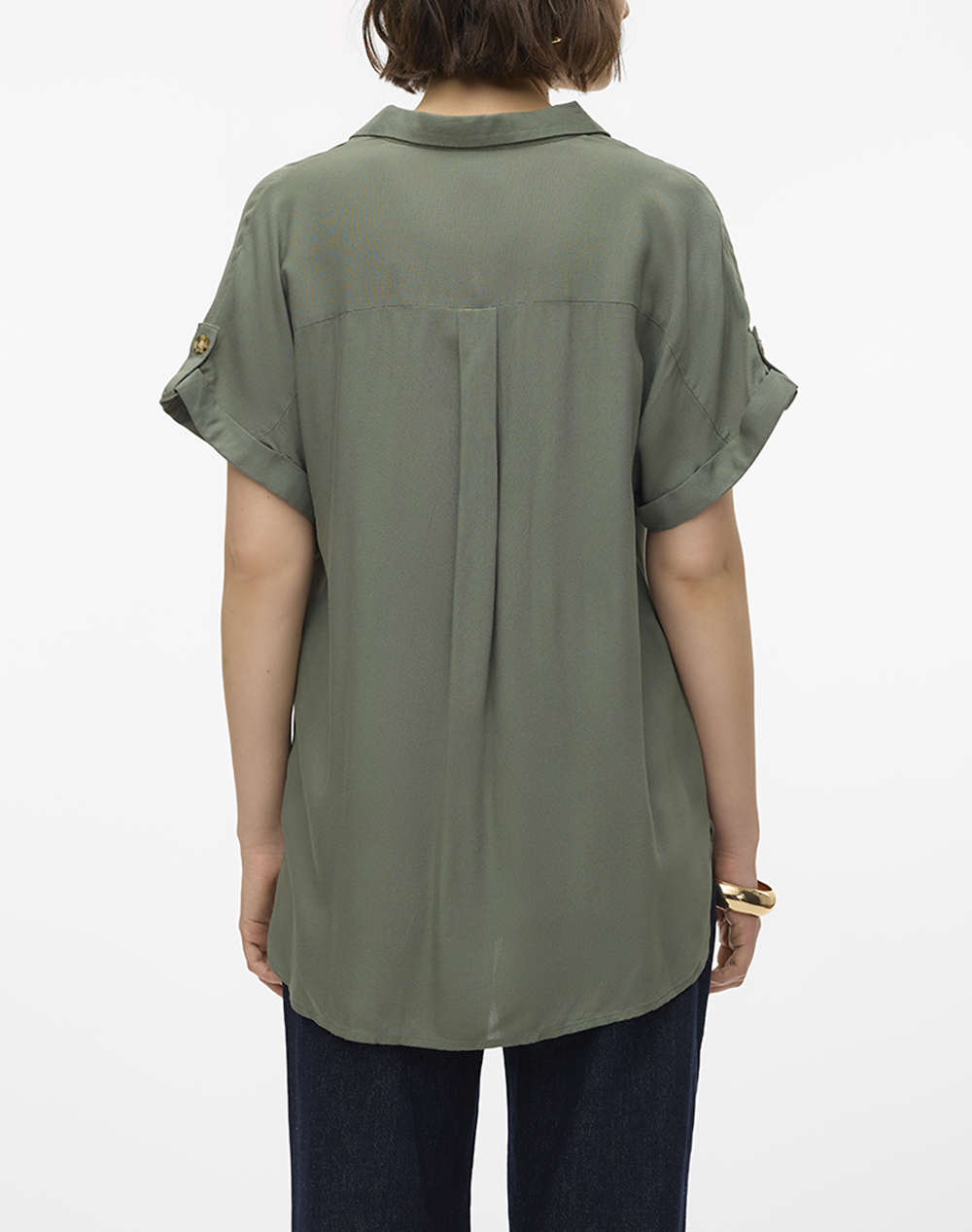 VERO MODA VMBUMPY SS SHIRT WVN NOOS