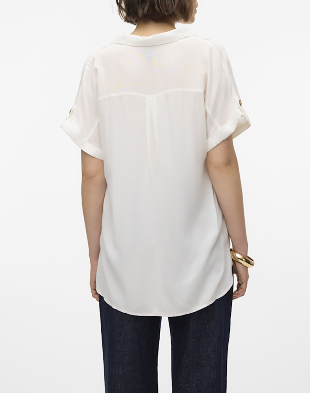VERO MODA VMBUMPY SS SHIRT WVN NOOS