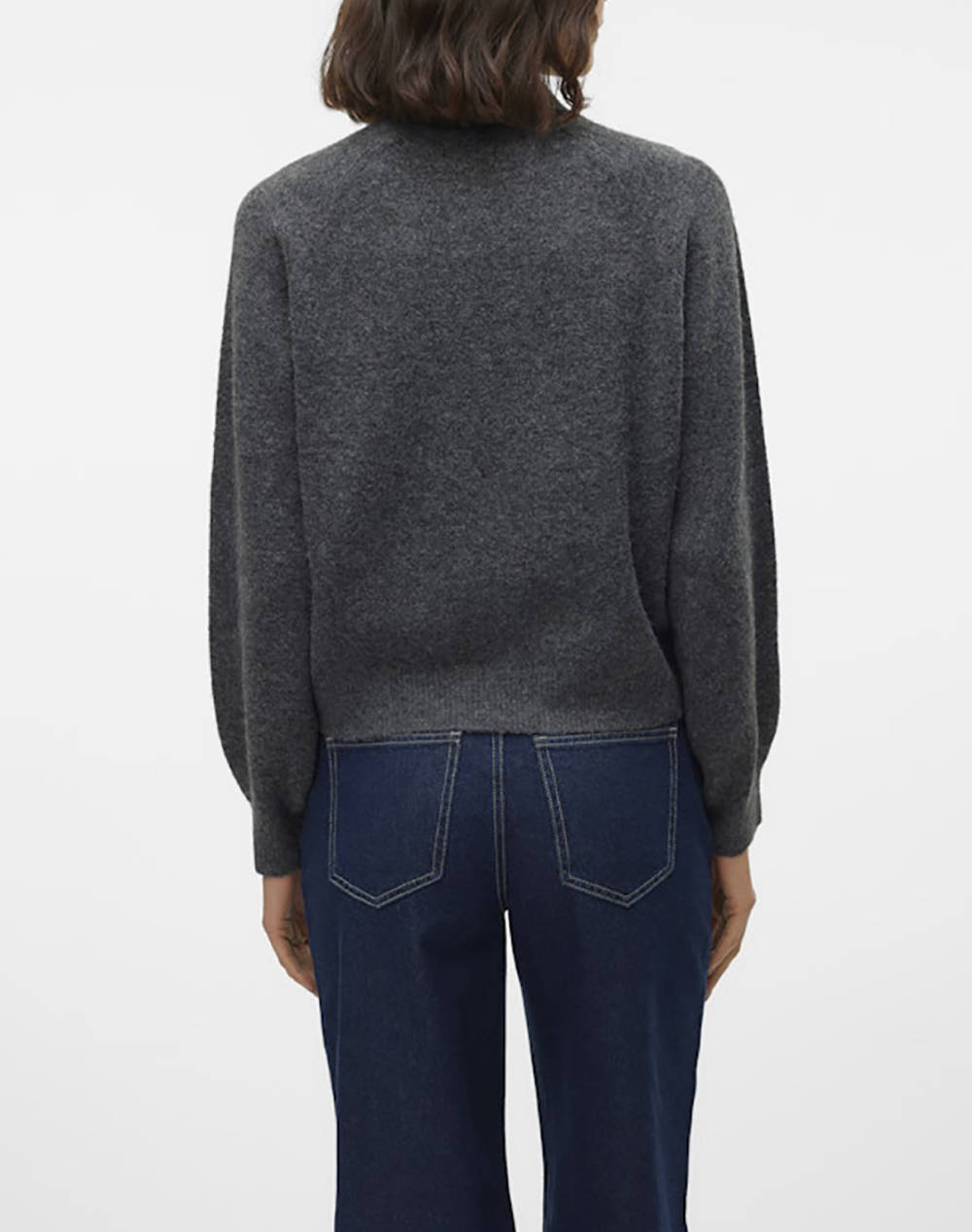 VERO MODA VMLEAF LS HIGH NECK PULLOVER NOOS