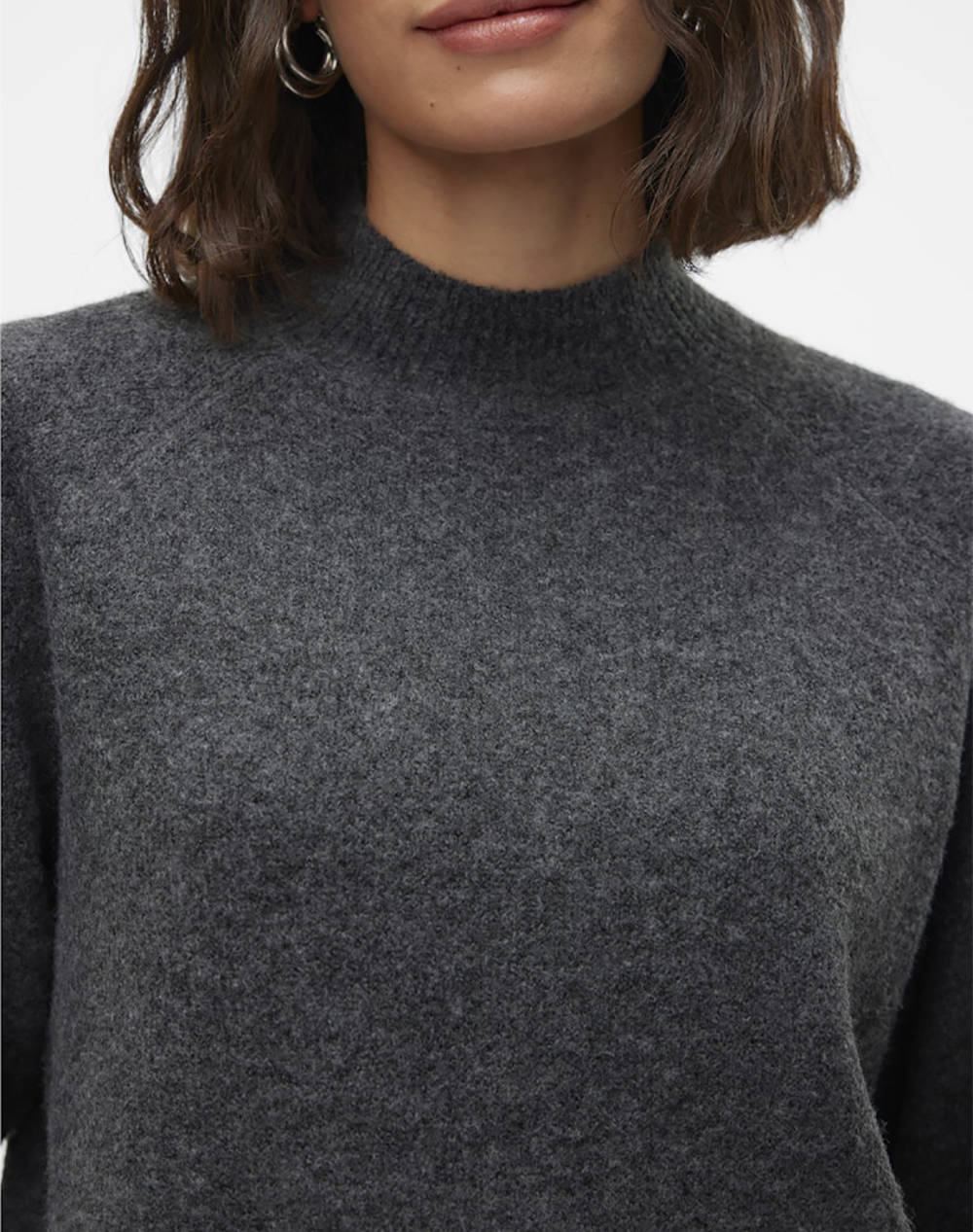 VERO MODA VMLEAF LS HIGH NECK PULLOVER NOOS