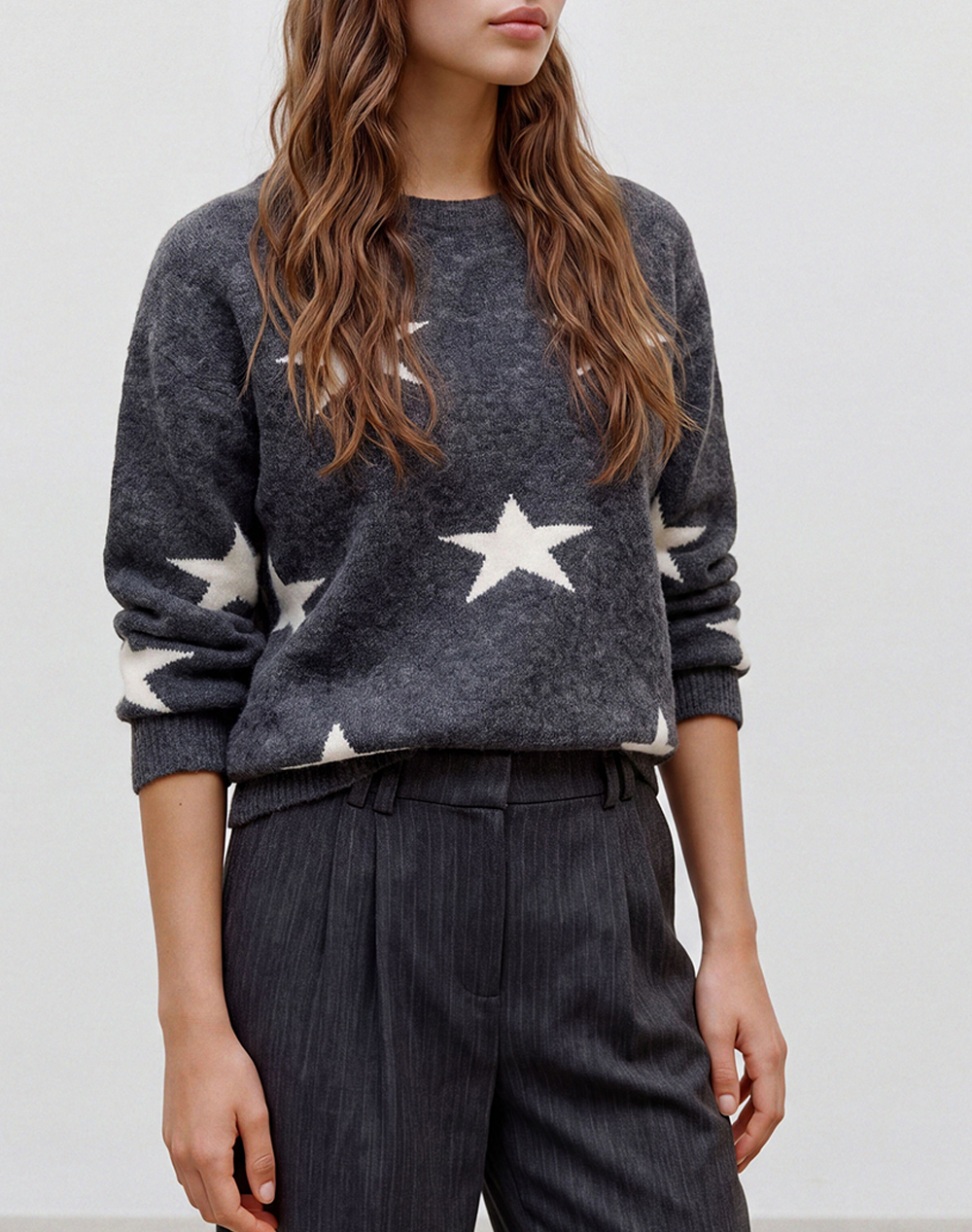 VERO MODA VMDOFFY INTARSIA LS O-NCK PULLOV GA NOOS