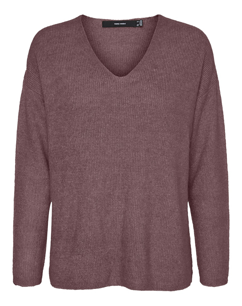 VERO MODA VMCREWLEFILE LS V-NECK BLOUSE NOOS