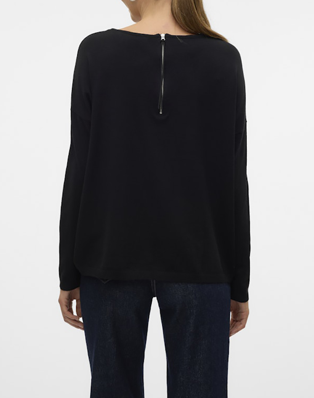 VERO MODA VMBREEZE AURA LS ZIPPER BLOUSE NOOS