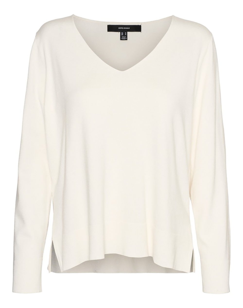 VERO MODA VMSILJE LS V-NECK PULLOVER GA NOOS