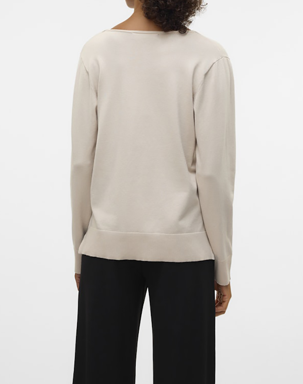 VERO MODA VMSILJE LS V-NECK PULLOVER GA NOOS