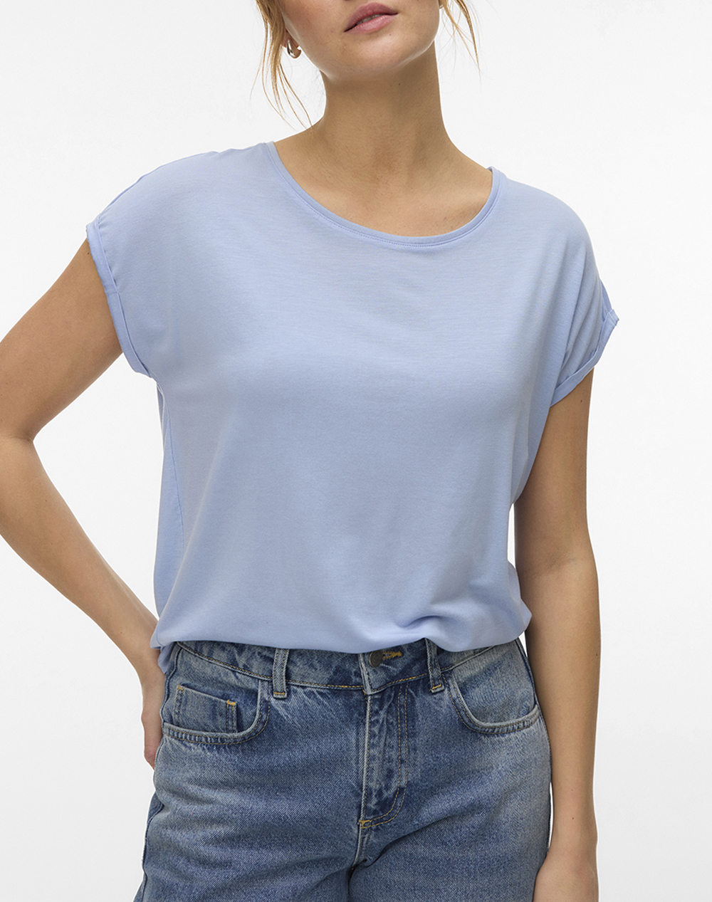 VERO MODA VMAVA PLAIN SS TOP JRS NOOS