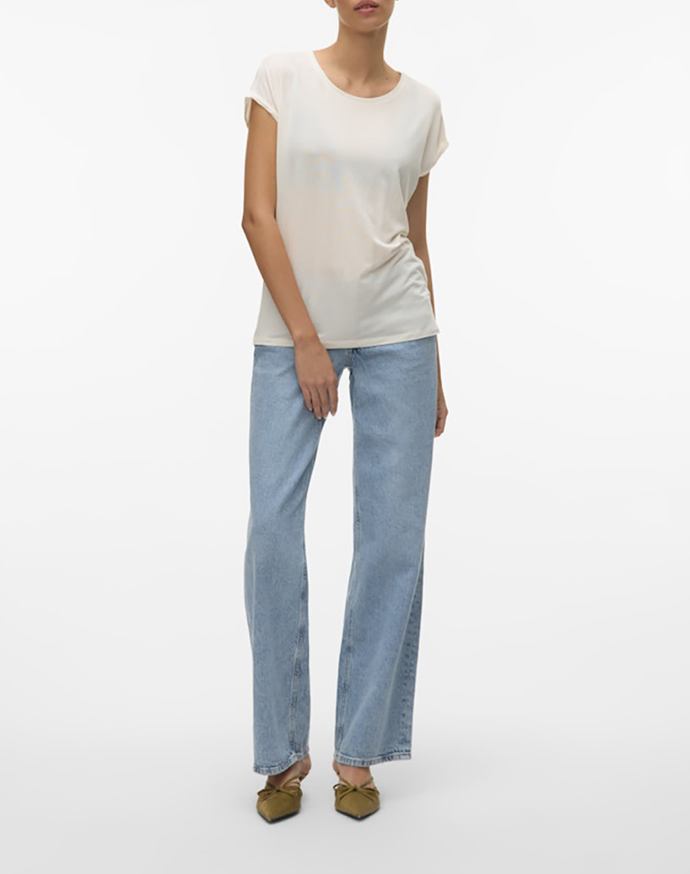 VERO MODA VMAVA PLAIN SS TOP JRS NOOS