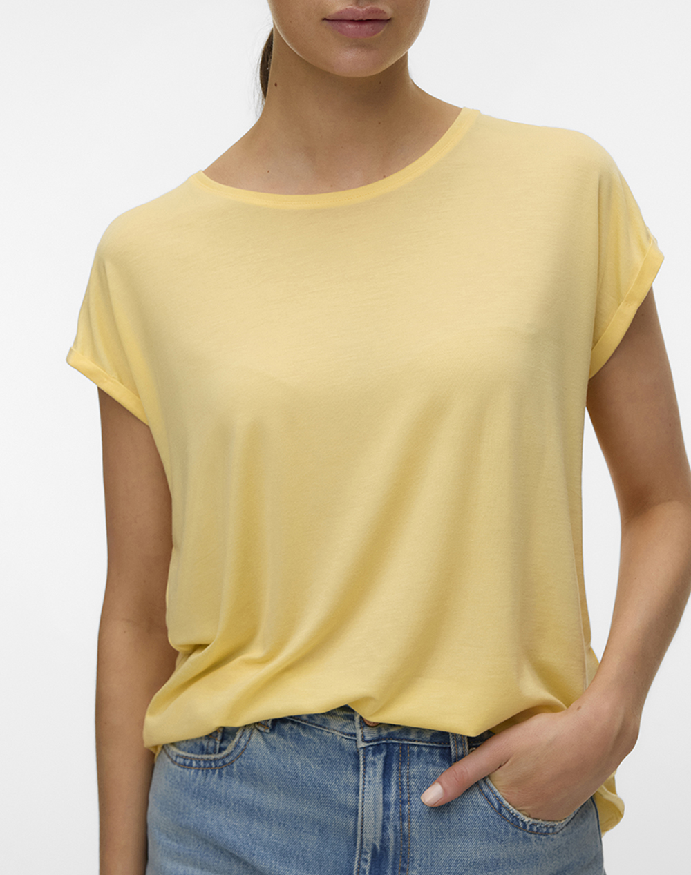 VERO MODA VMAVA PLAIN SS TOP JRS NOOS