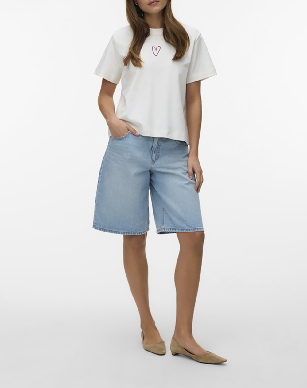 VERO MODA VMSARA METTE SS TOP BOX JRS NOOS