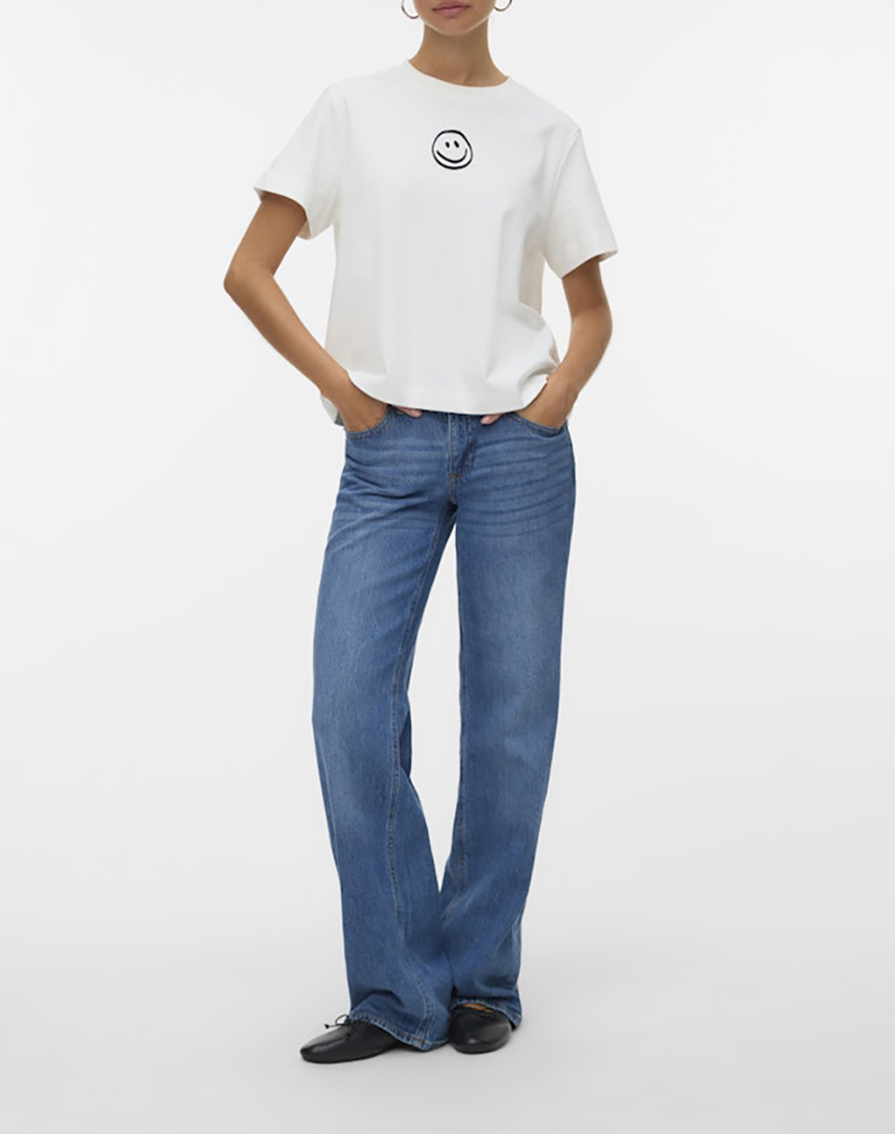 VERO MODA VMSARA METTE SS TOP BOX JRS NOOS