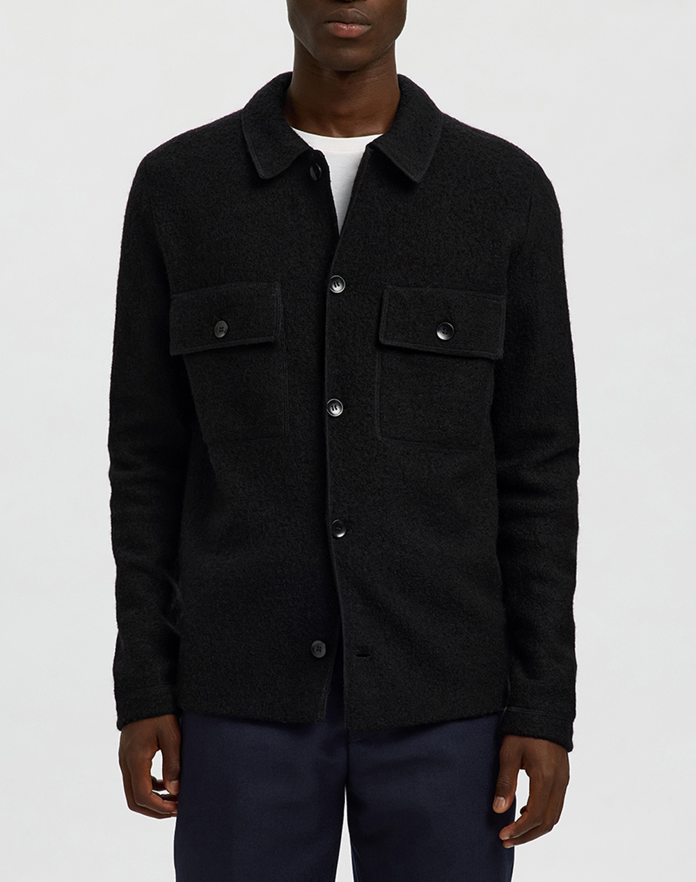 SELECTED SLHNEALY LS KNIT WORKWEAR CARDIGAN NOOS