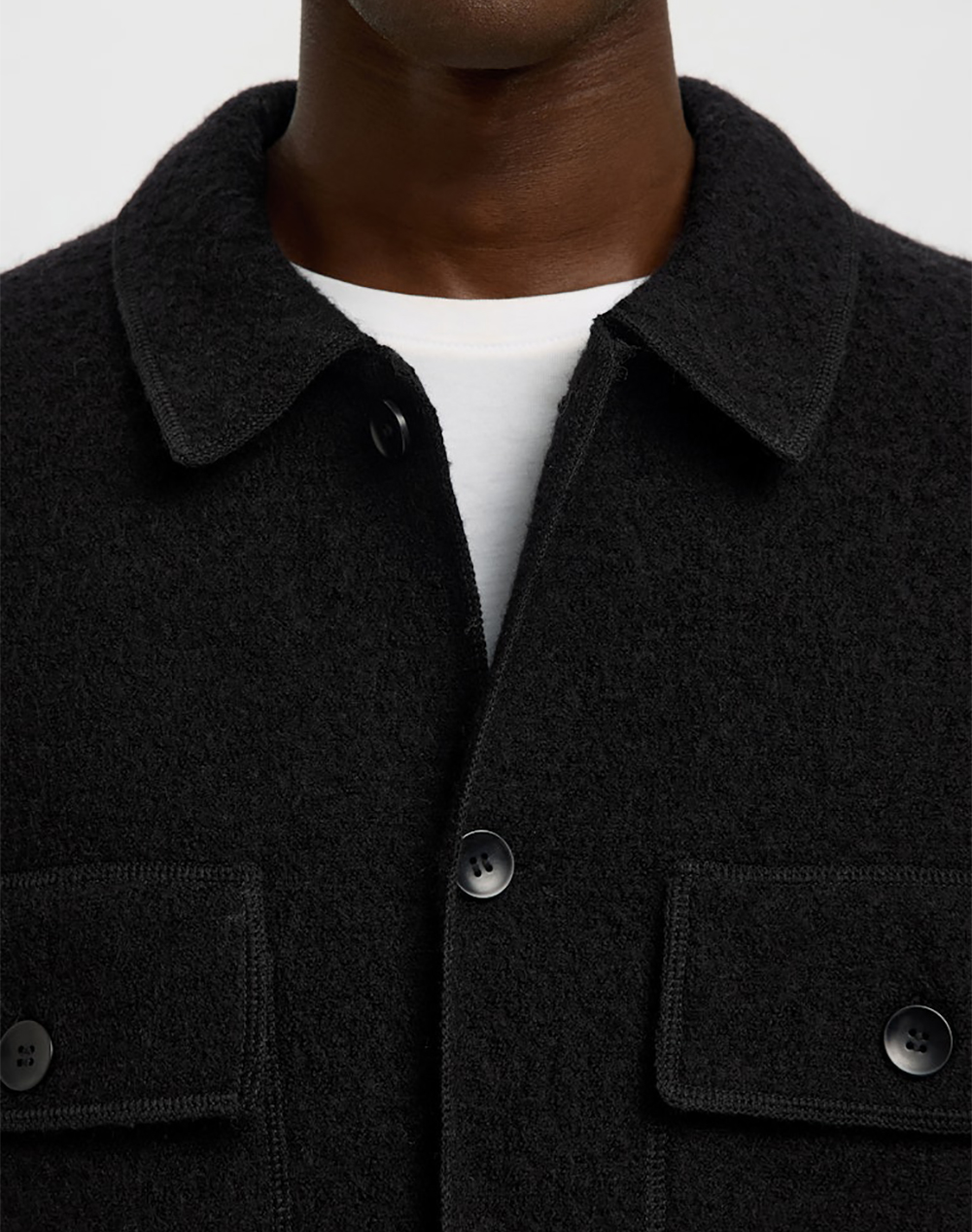 SELECTED SLHNEALY LS KNIT WORKWEAR CARDIGAN NOOS