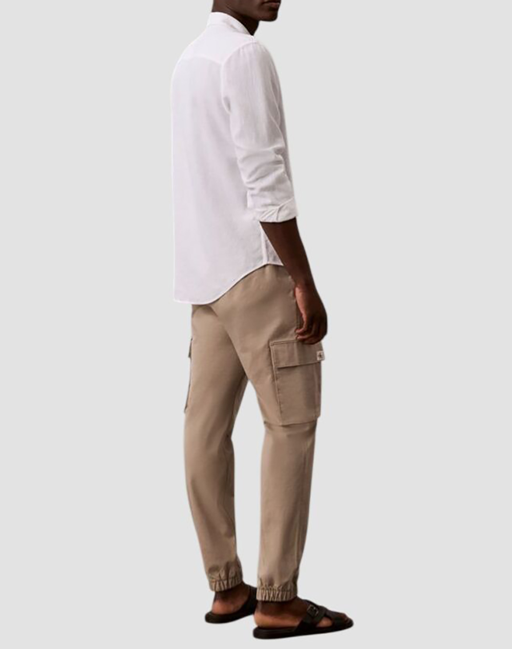 CALVIN KLEIN SKINNY ELASTIC TWILL CARGO PANT