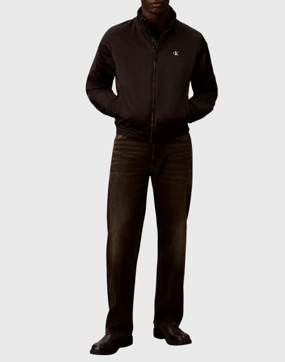 CALVIN KLEIN LS PADDED HARRINGTON JACKET