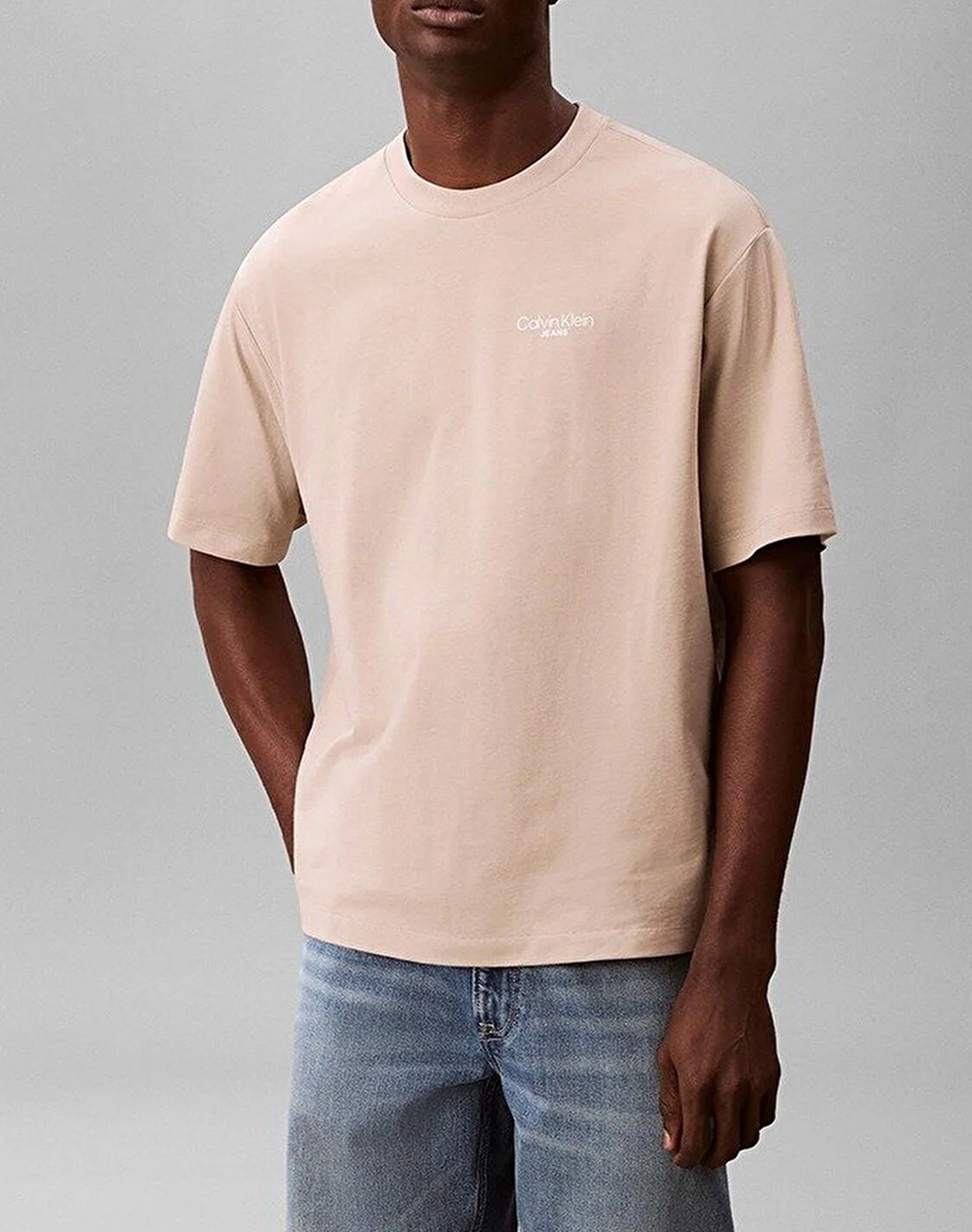 CALVIN KLEIN LOGO BACK PRINT T-SHIRT