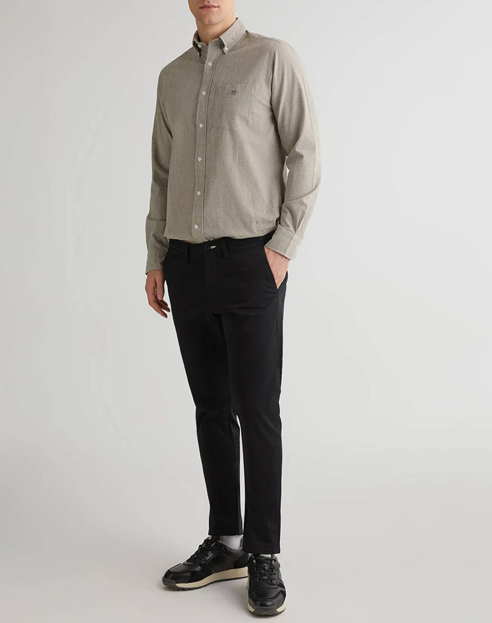 GANT TROUSERS SLIM TWILL CHINOS