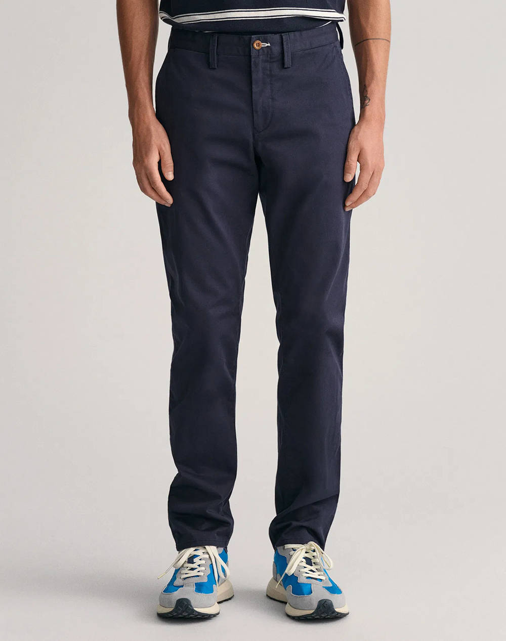 GANT TROUSERS SLIM TWILL CHINOS
