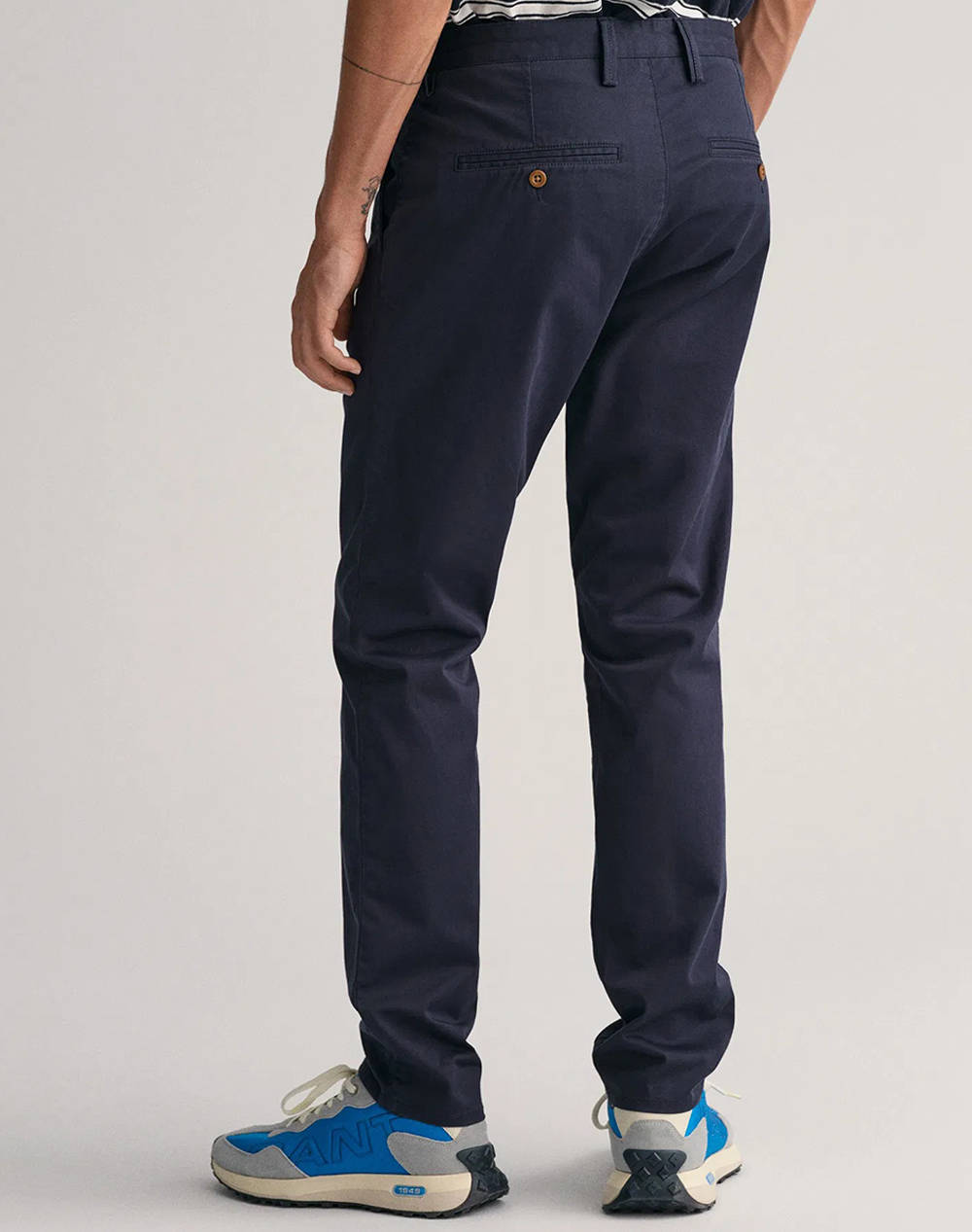 GANT TROUSERS SLIM TWILL CHINOS
