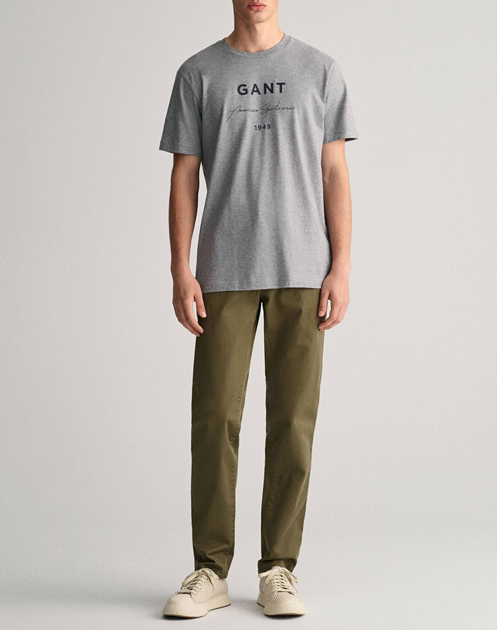 GANT TROUSERS SLIM TWILL CHINOS