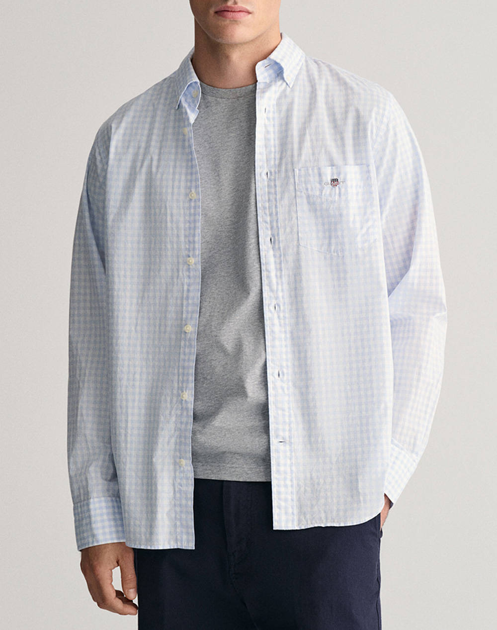 GANT РИЗА ΜΜ REG POPLIN GINGHAM SHIRT