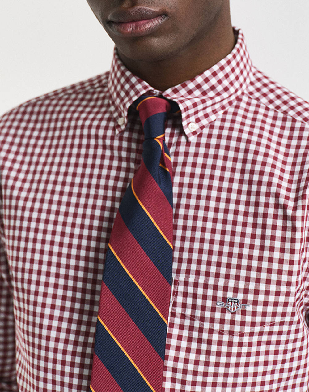 GANT РИЗА ΜΜ REG POPLIN GINGHAM SHIRT