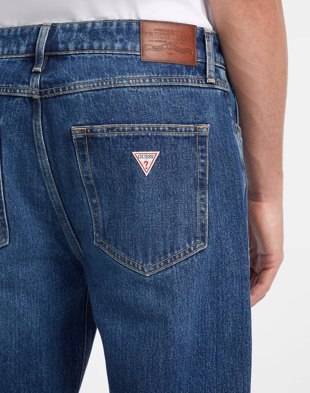 GUESS JEANS GJ G18 RELAXED - ECO RECY CO VINTAGE RG INDIGO МЪЖКИ ПАНТАЛОНИ