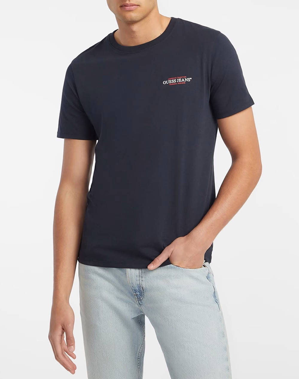GUESS JEANS GJ SS CN SLIM AMERICAN TR TEE МЪЖКА ТЕНИСКА