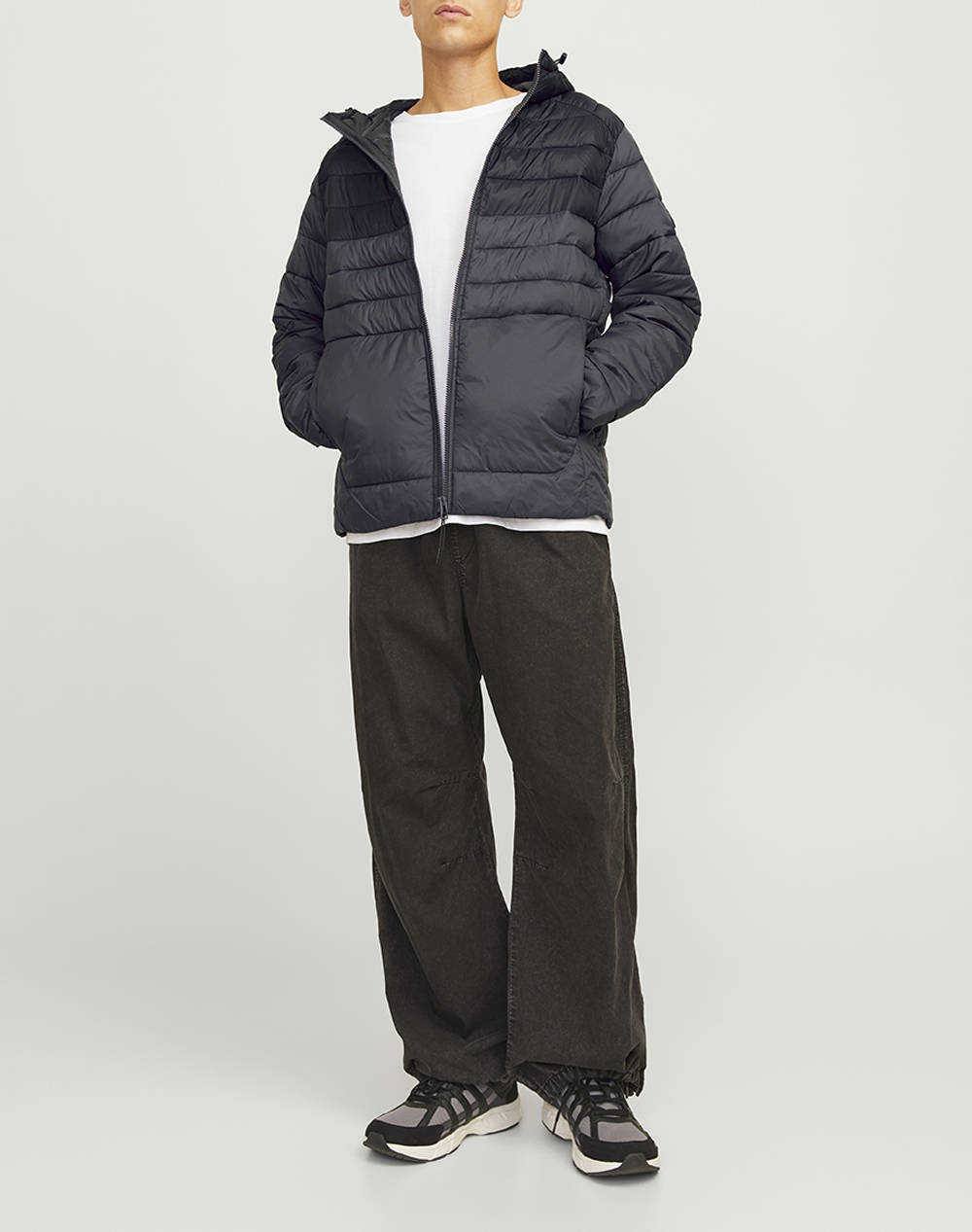 JACK&JONES JJESPRINT PUFFER HOOD NOOS