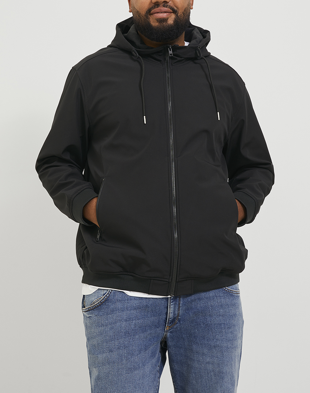 JACK&JONES JJEBASIC SOFTSHELL HOOD NOOS PLS