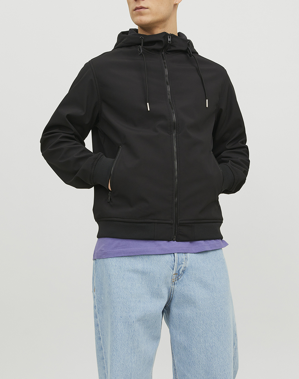 JACK&JONES JJEBASIC SOFTSHELL HOOD NOOS