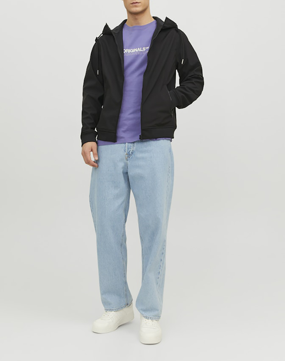 JACK&JONES JJEBASIC SOFTSHELL HOOD NOOS