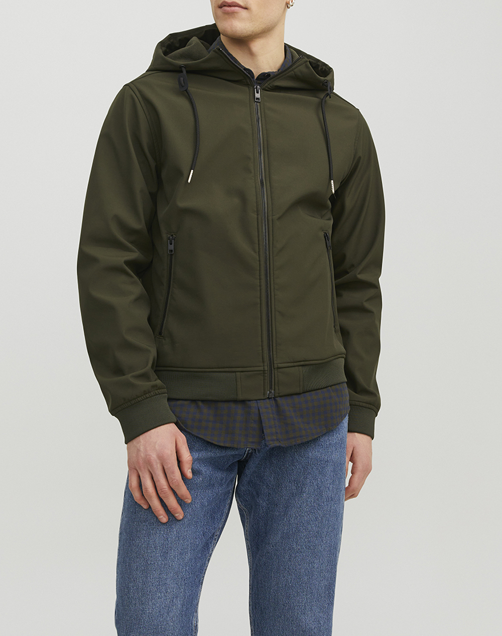 JACK&JONES JJEBASIC SOFTSHELL HOOD NOOS