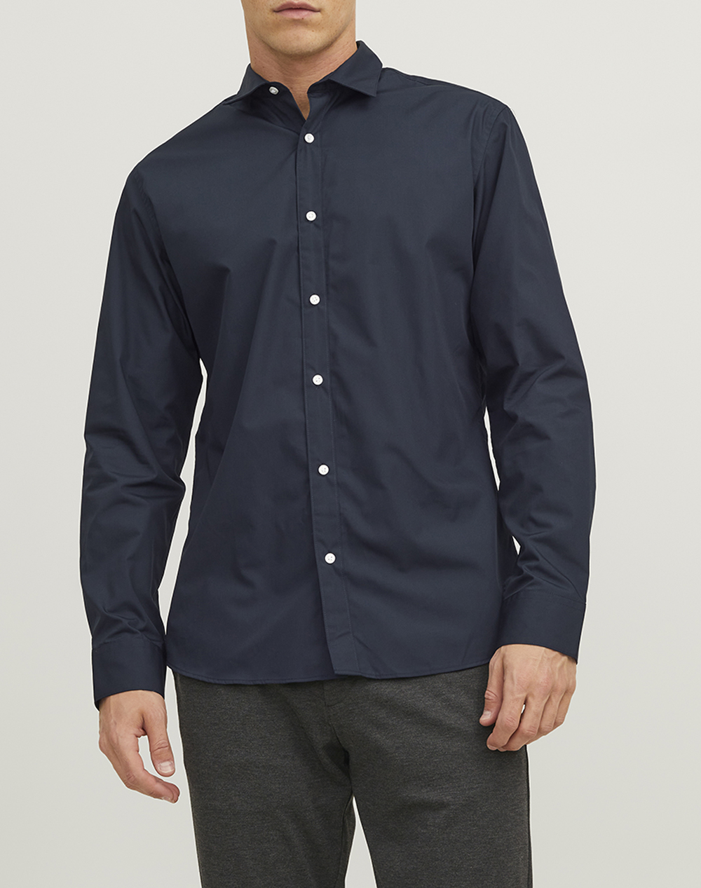 JACK&JONES JJEJOE SHIRT LS PLAIN NOOS