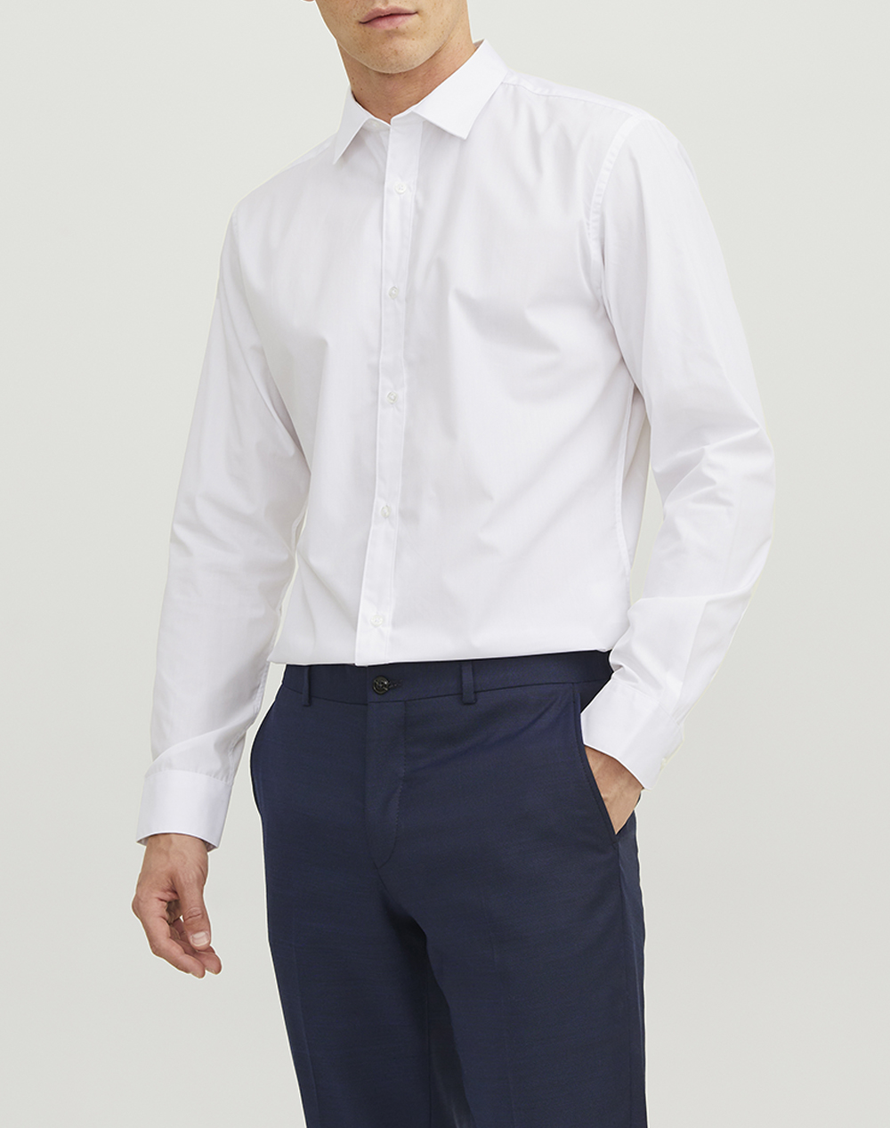 JACK&JONES JJEJOE SHIRT LS PLAIN NOOS