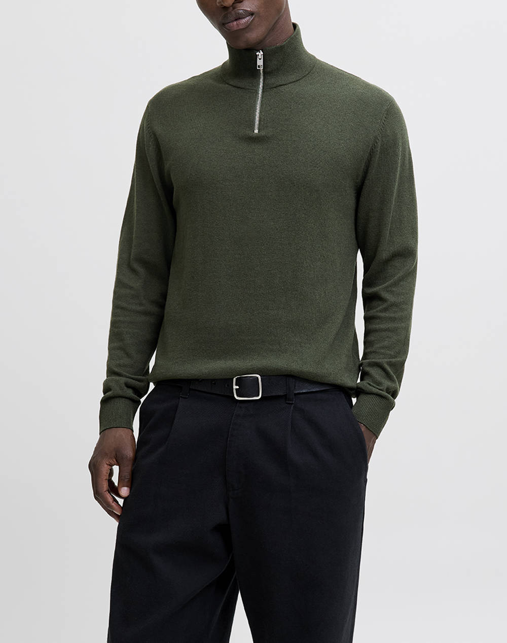 JACK&JONES JJEEMIL KNIT HALF ZIP NOOS