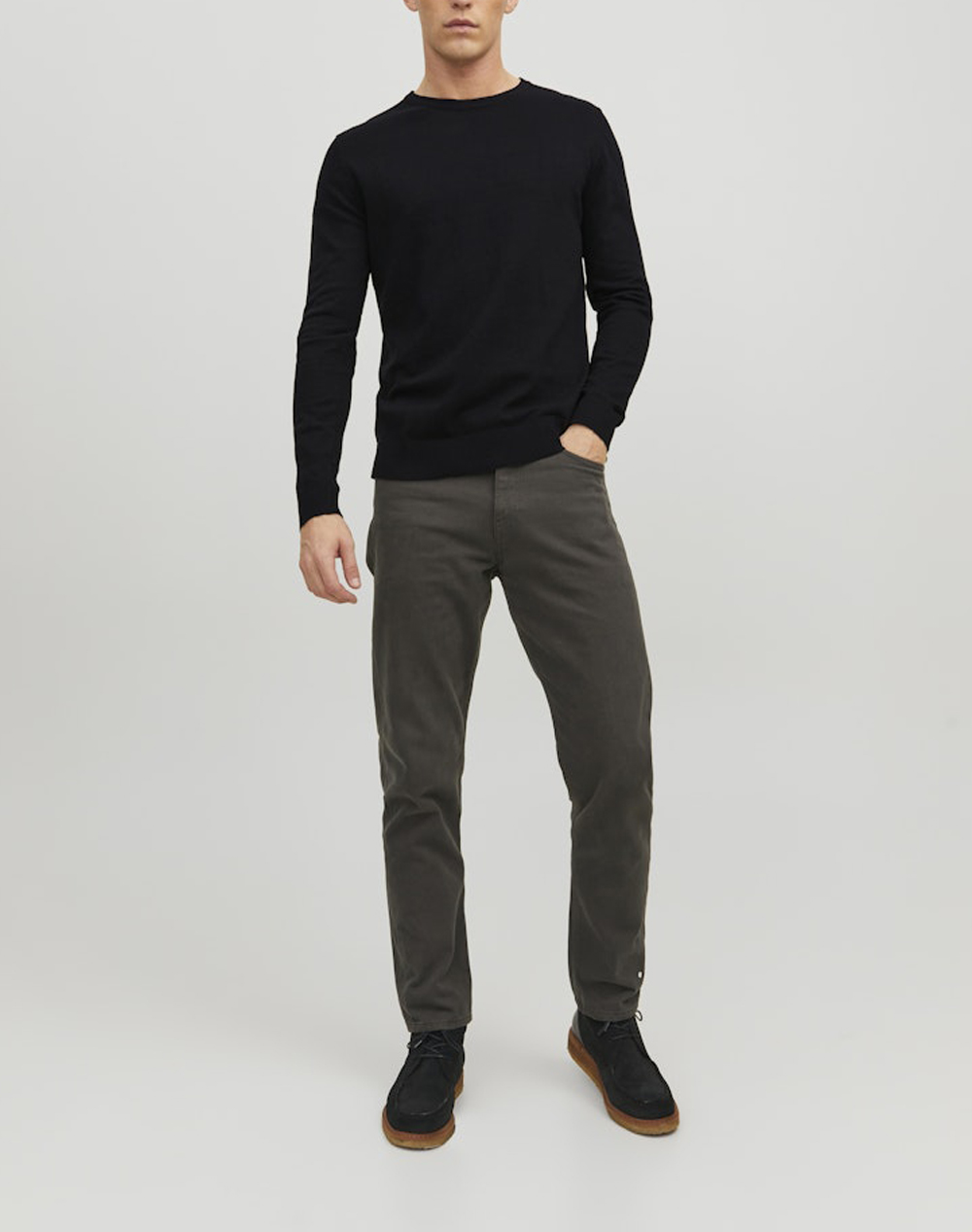 JACK&JONES JJEEMIL KNIT CREW NECK NOOS