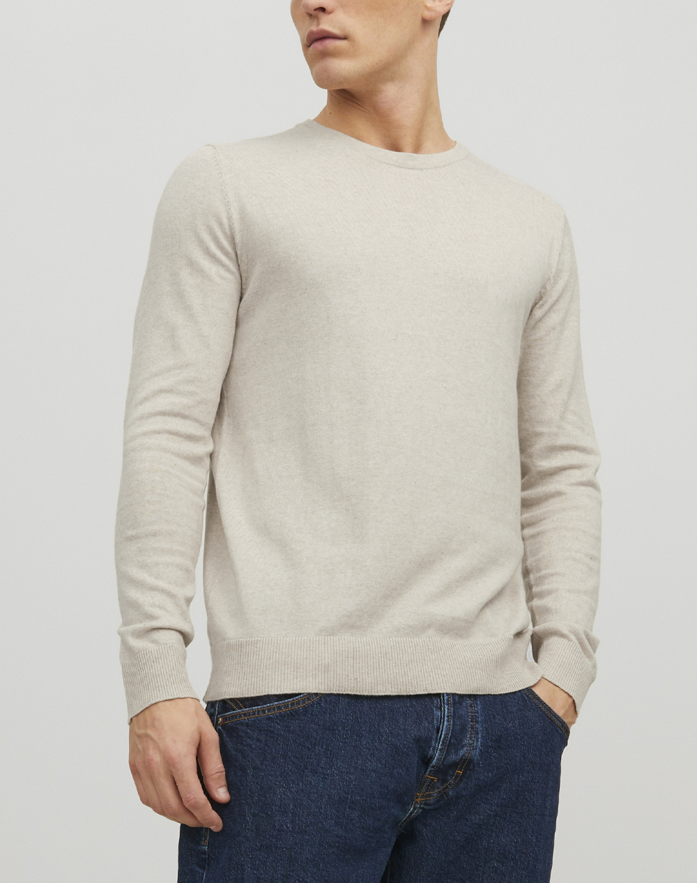 JACK&JONES JJEEMIL KNIT CREW NECK NOOS