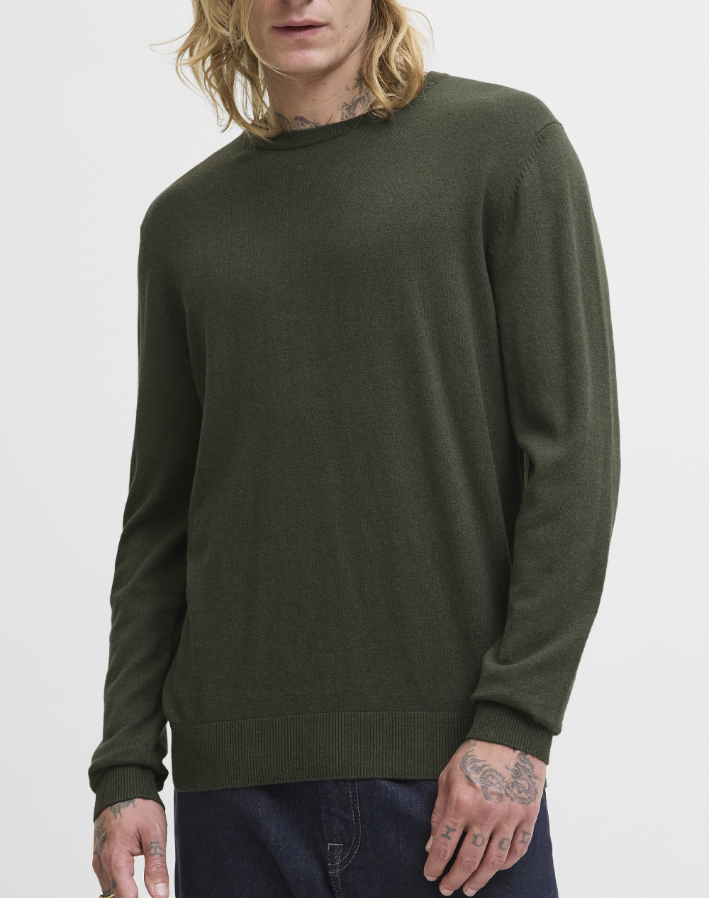 JACK&JONES JJEEMIL KNIT CREW NECK NOOS