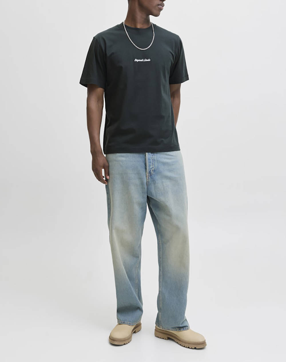 JACK&JONES JORNORREBRO EMB TEE SS CREW NECK NOOS