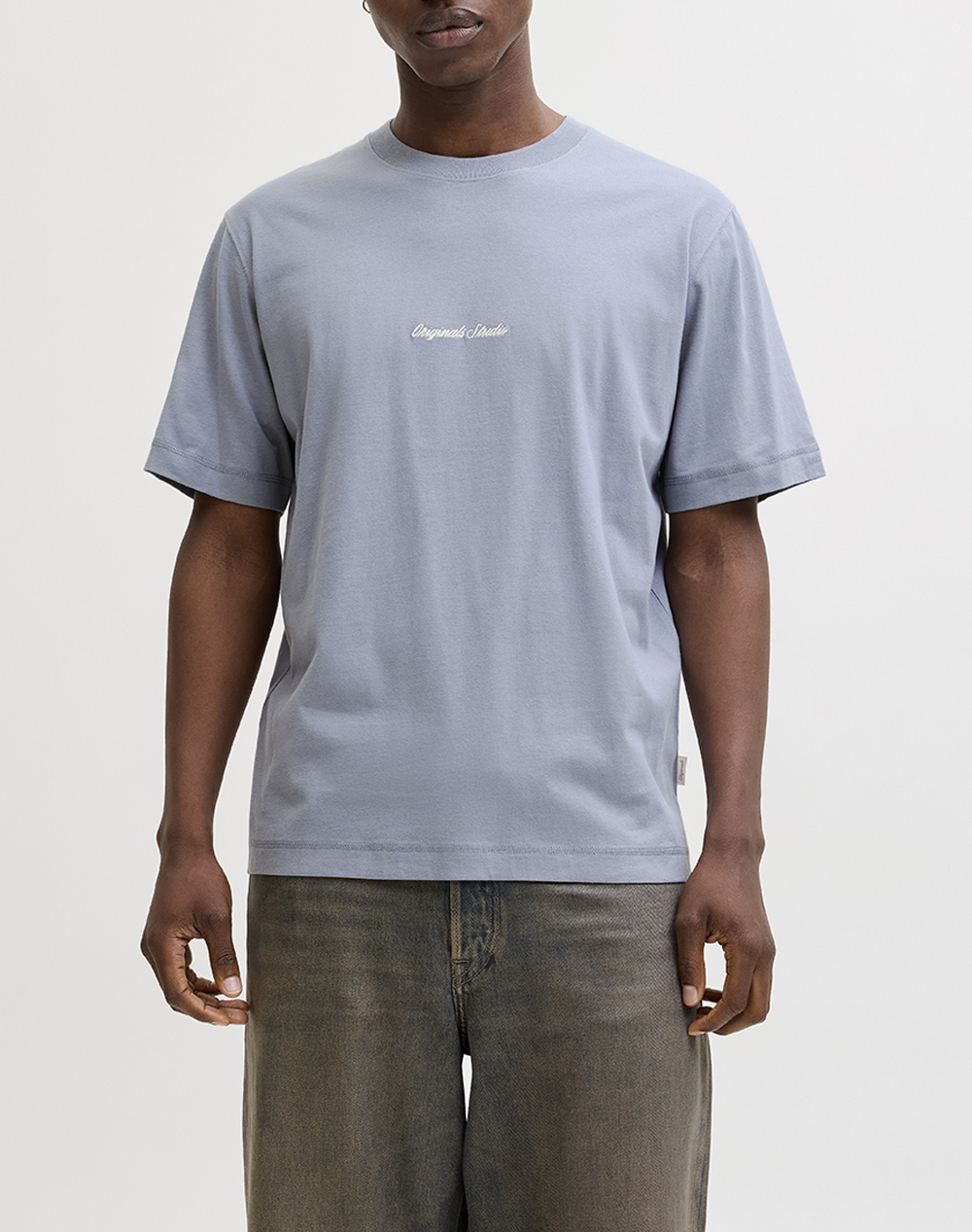 JACK&JONES JORNORREBRO EMB TEE SS CREW NECK NOOS