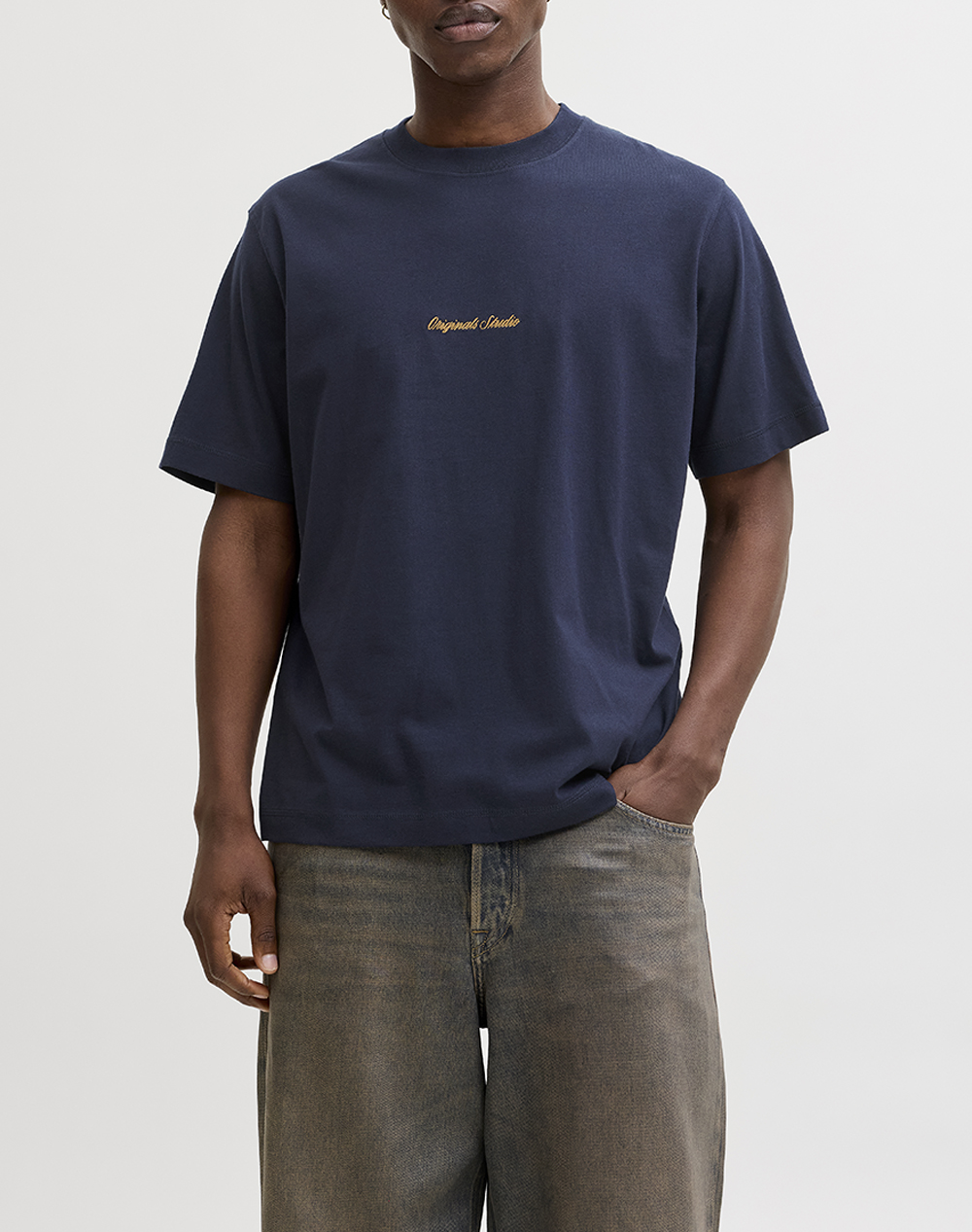 JACK&JONES JORNORREBRO EMB TEE SS CREW NECK NOOS
