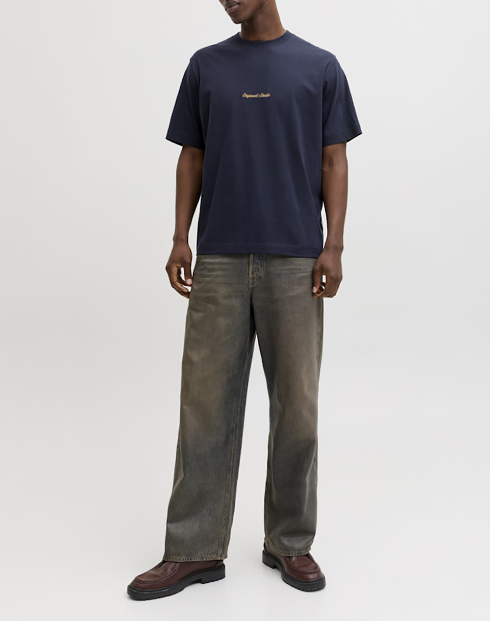 JACK&JONES JORNORREBRO EMB TEE SS CREW NECK NOOS