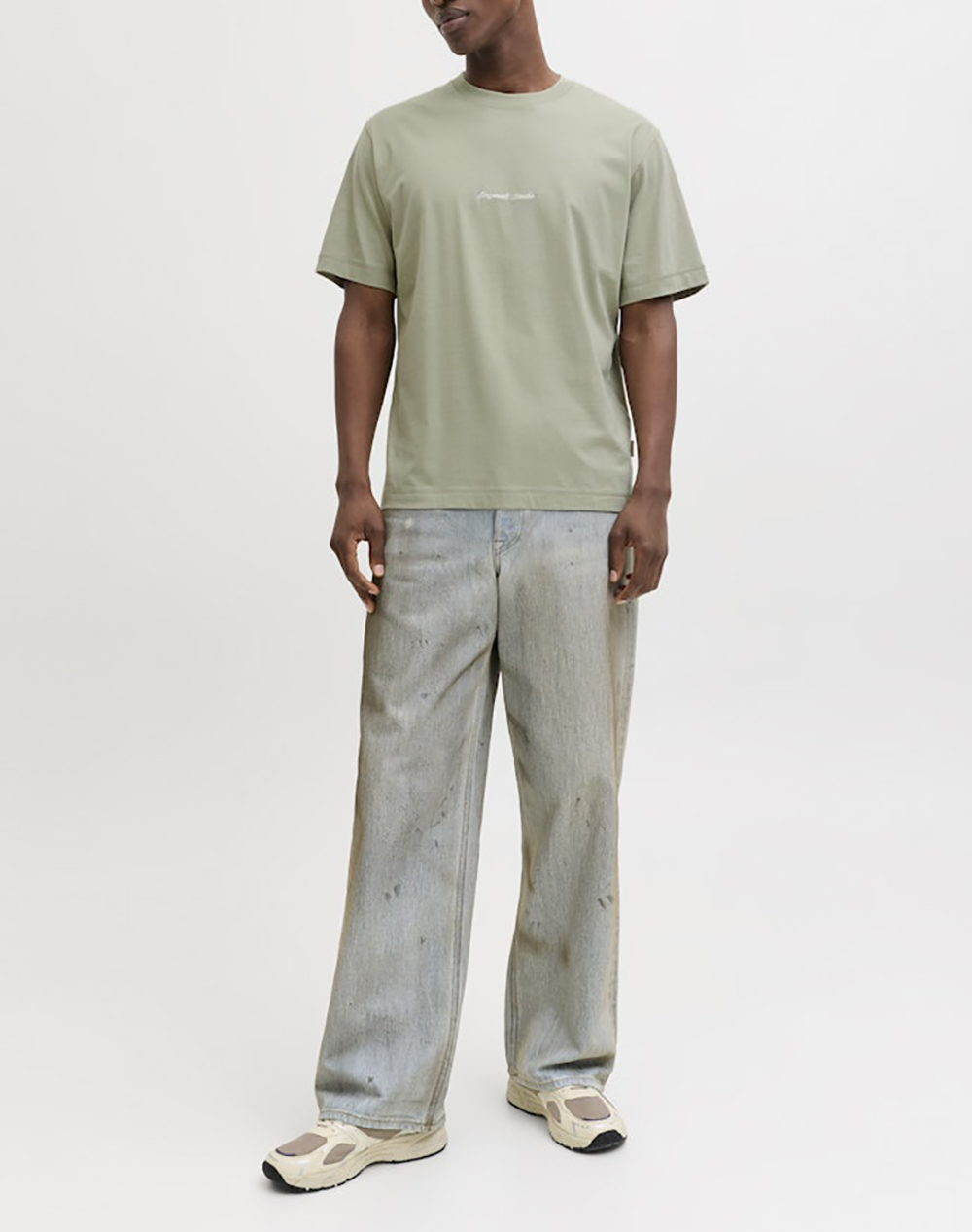 JACK&JONES JORNORREBRO EMB TEE SS CREW NECK NOOS