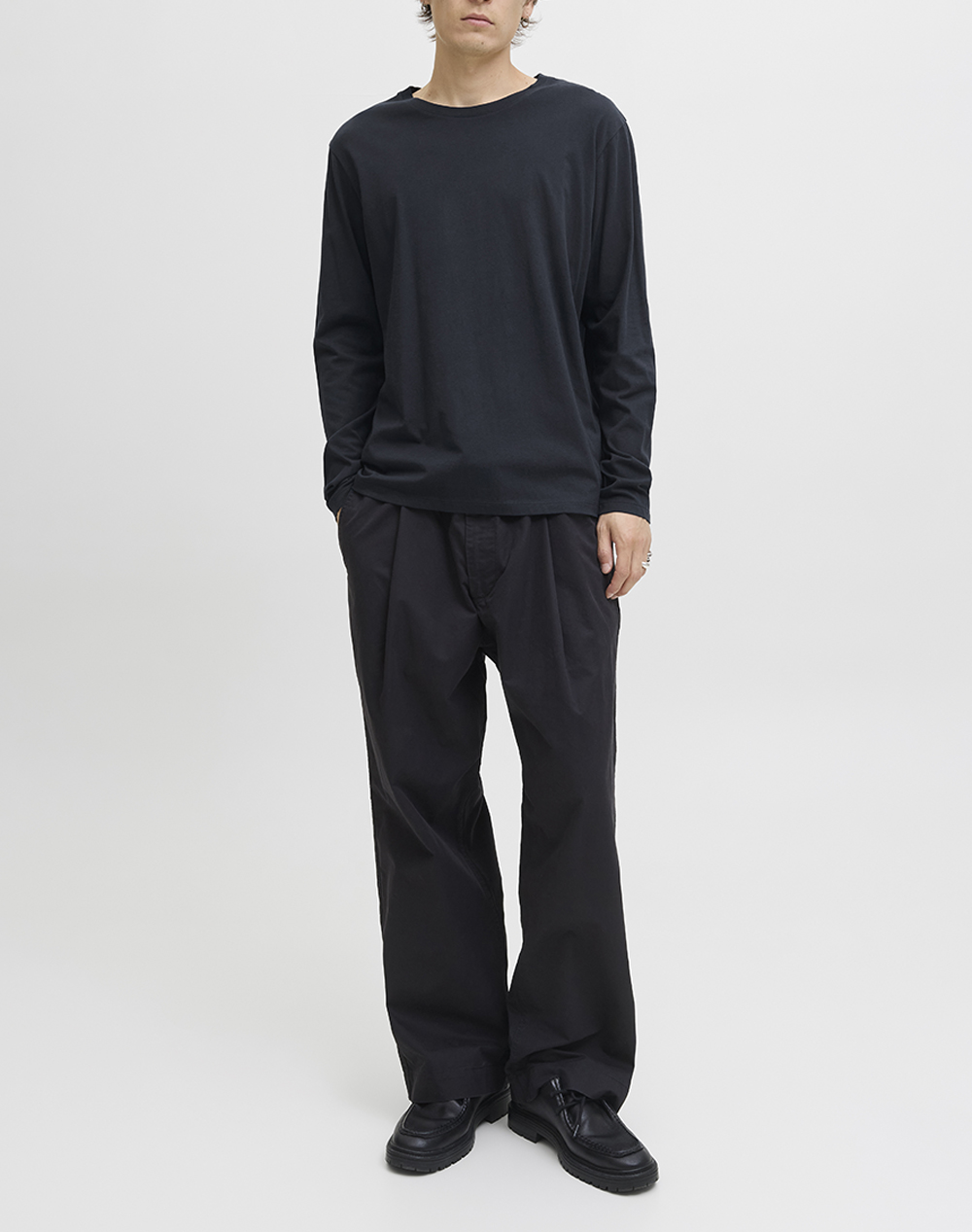 JACK&JONES JJEORGANIC BASIC TEE LS O-NECK NOOS