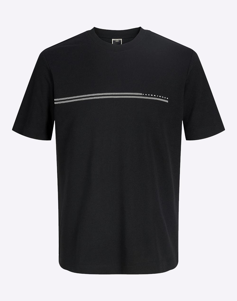 JACK&JONES JCOFUSION CHEST BRAND TEE SS CREW NOOS