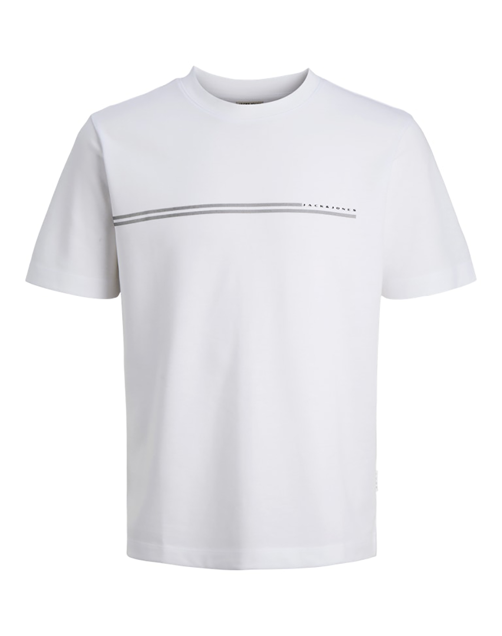 JACK&JONES JCOFUSION CHEST BRAND TEE SS CREW NOOS