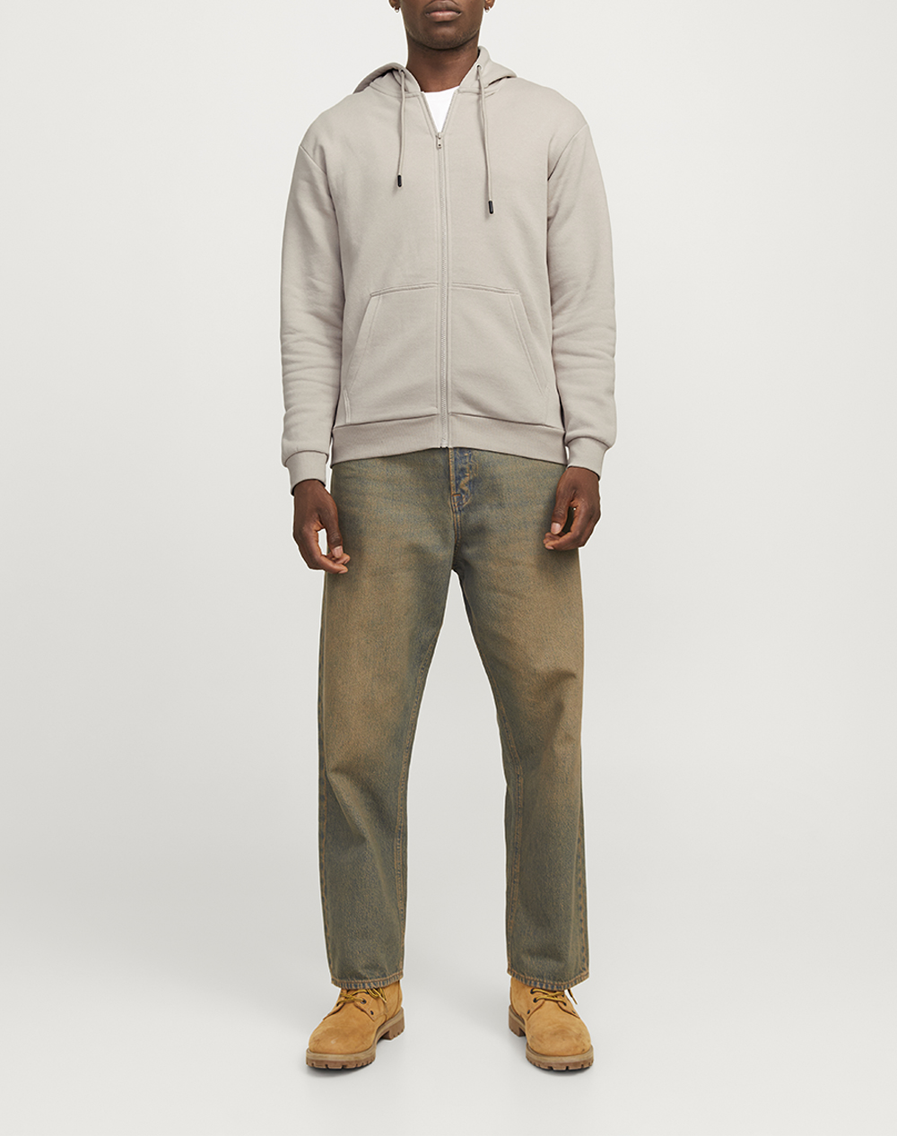 JACK&JONES JJEBRADLEY SWEAT ZIP HOOD NOOS